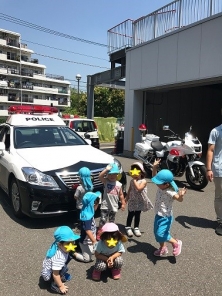 警察署に見学に行ったよ！！